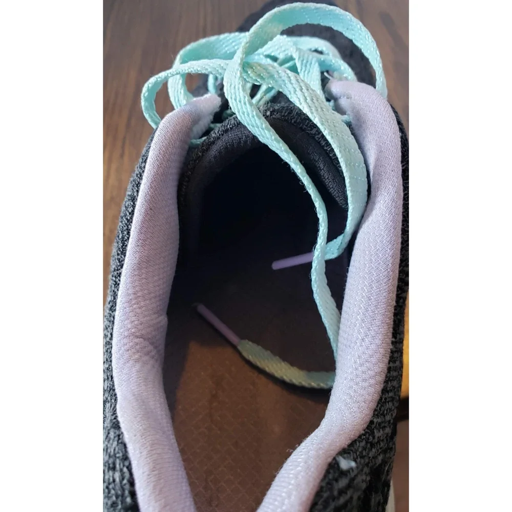 Skechers Comfy Wave Woman's Arch Fit Size 11 Black Lavender Shoes - Picture 7 of 15